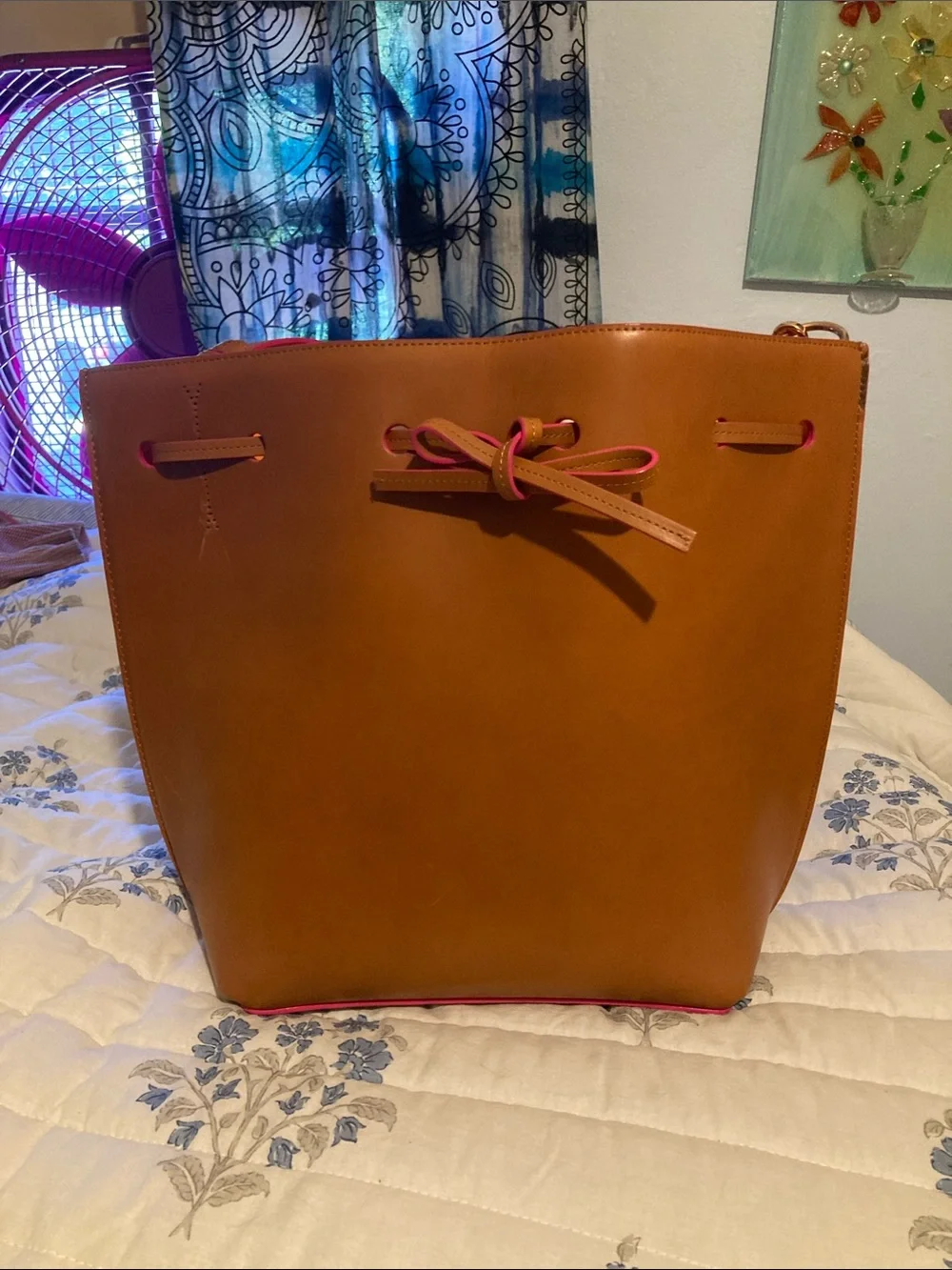 Sophia Webster Leather bucket bag
